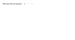 Desktop Screenshot of michaelhenryhayden.com